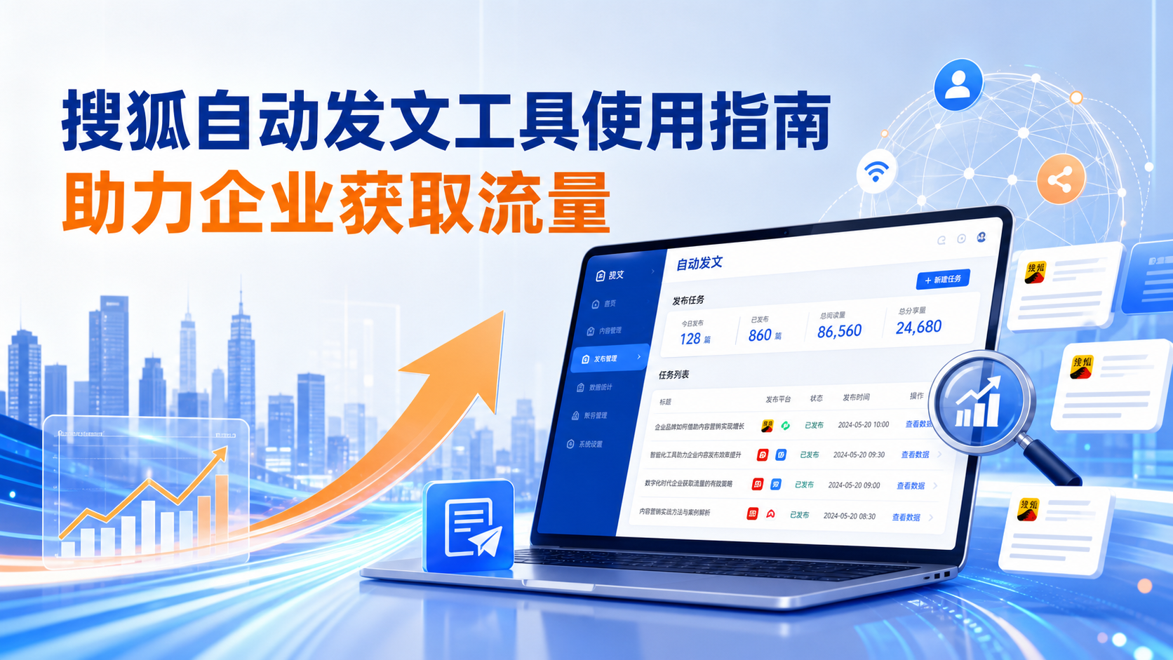 搜狐自动发文工具的使用指南:助力梧州企业获取流量